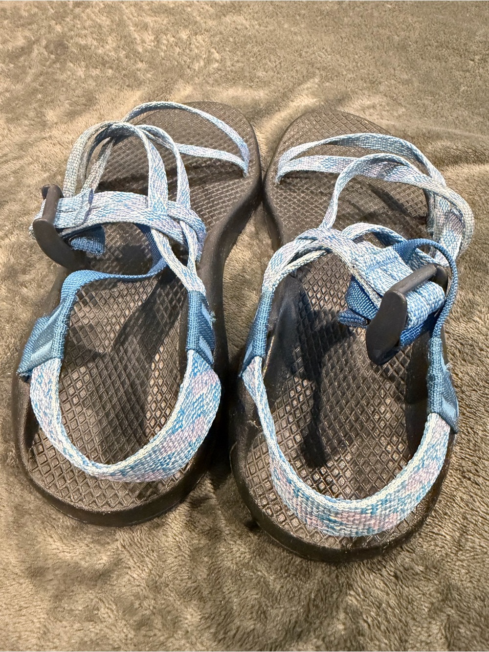 Chaco Women's Braid Blue Sandals - Picture 4 of 6